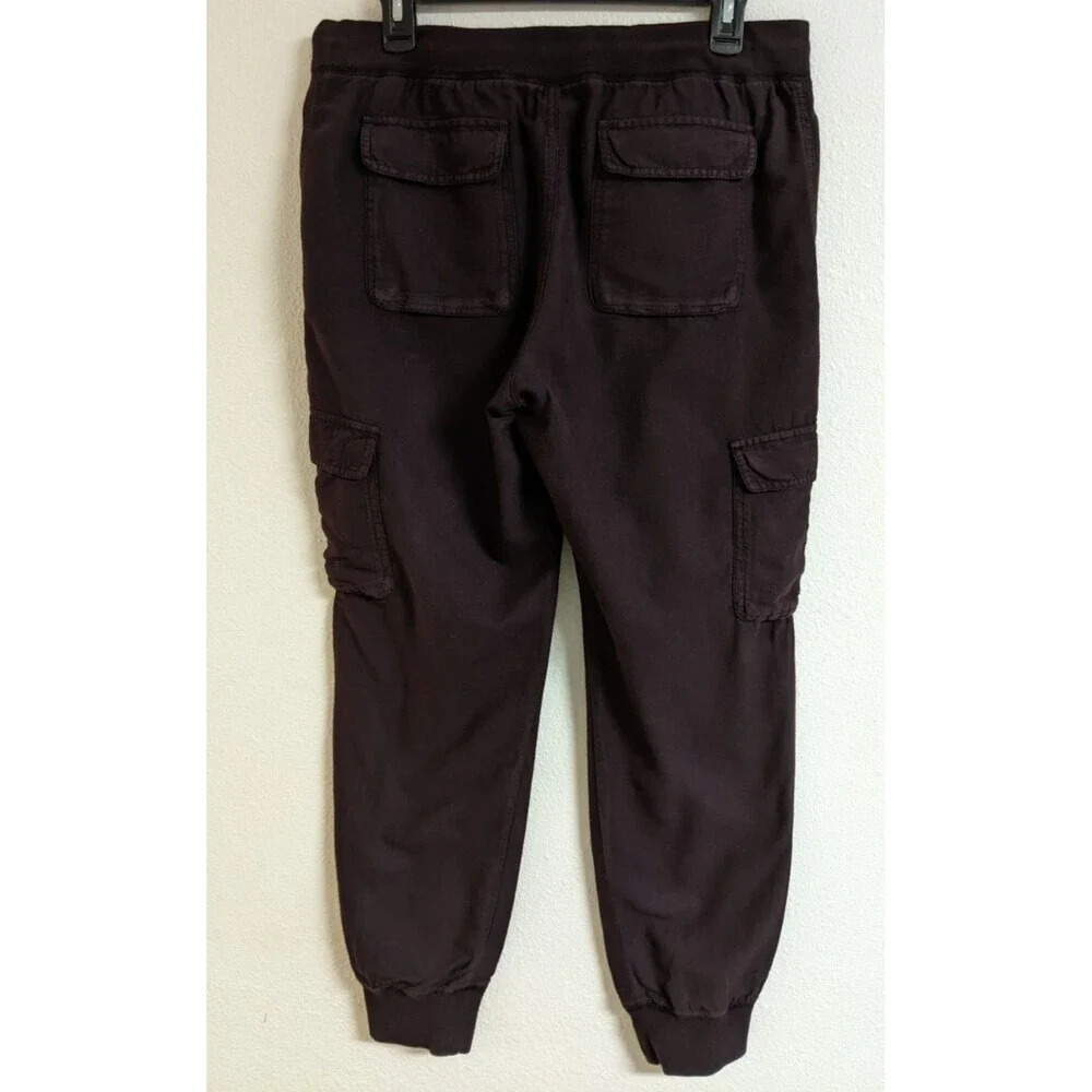 Aritzia COMMUNITY Cebu Cotton Eggplant Purple Colored Joggers Pants M